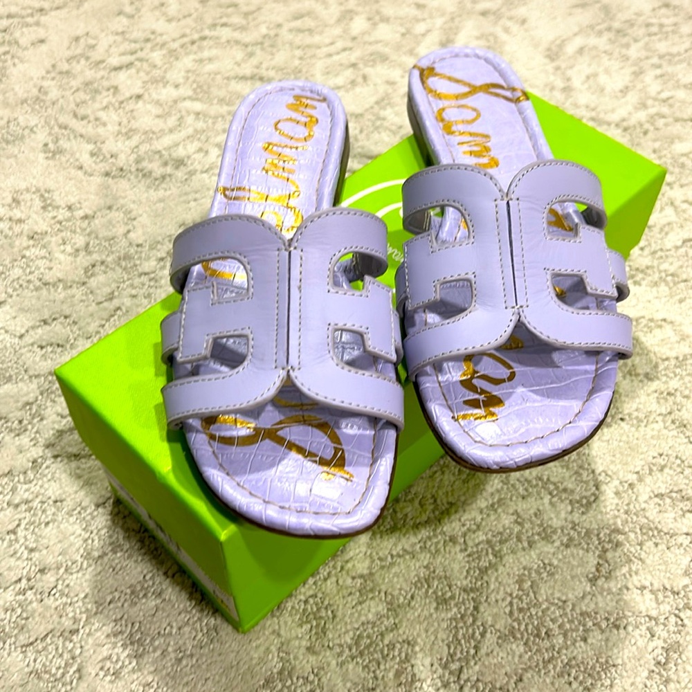 Sam Edelman bay slide in lilac size 8
